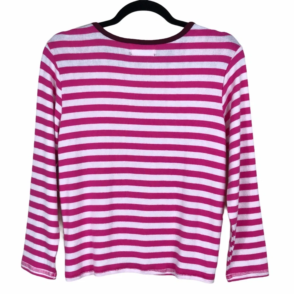 Old Navy‎ Pink Stripe Crew Sweater Top